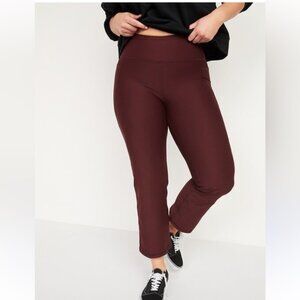 Old Navy Wine Crop Pull On Pants